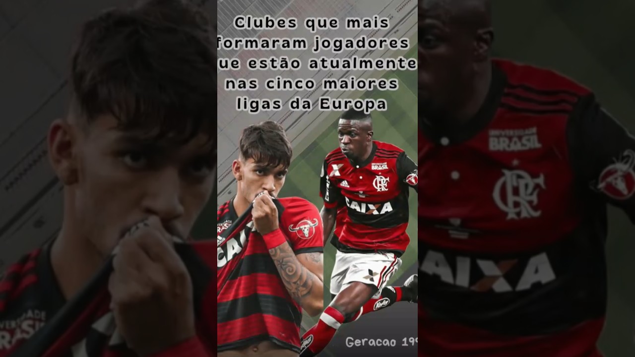 Flamengo entre os clubes que mais revalem jogadores para futebol europeu