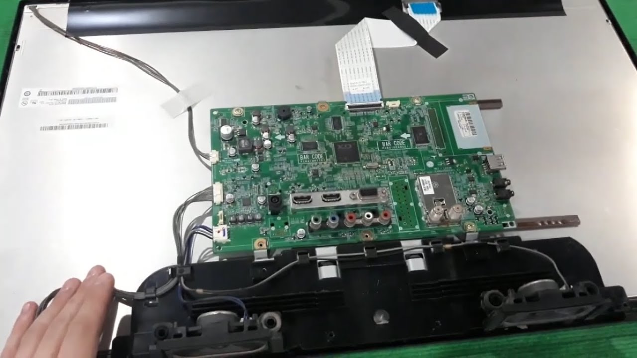 LG MV275WV-PS Não acende nem o Stand BY - Microprocessador queimado - Como consertar