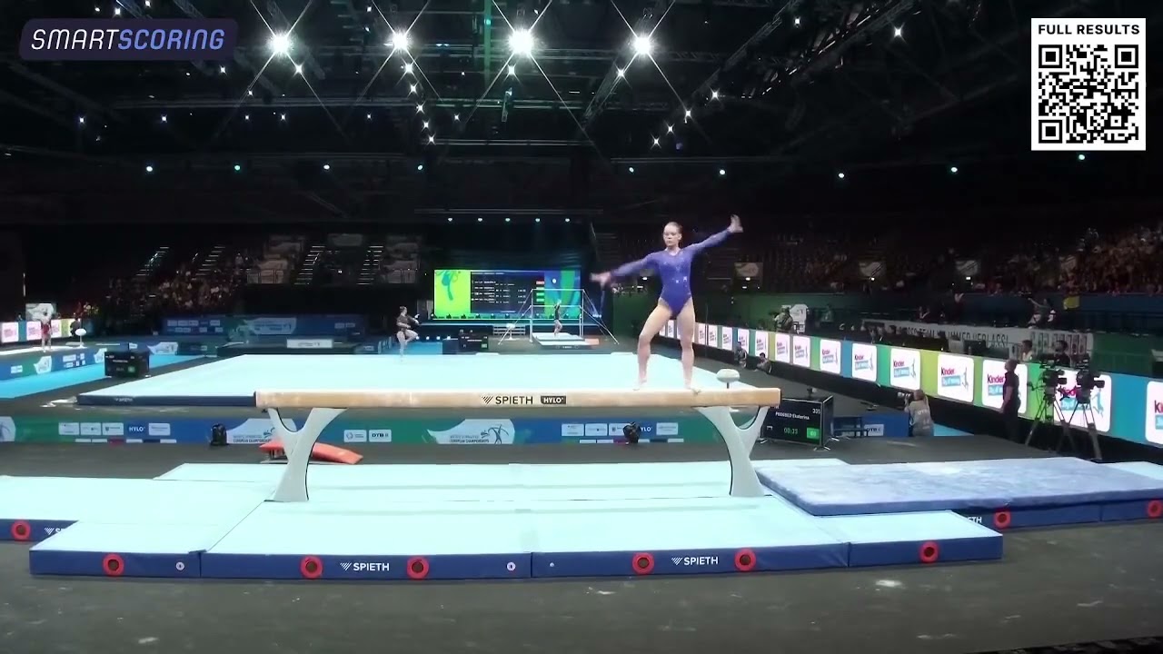 Ekaterina Podobed. 2025 European Championships. Qual/TF. BB