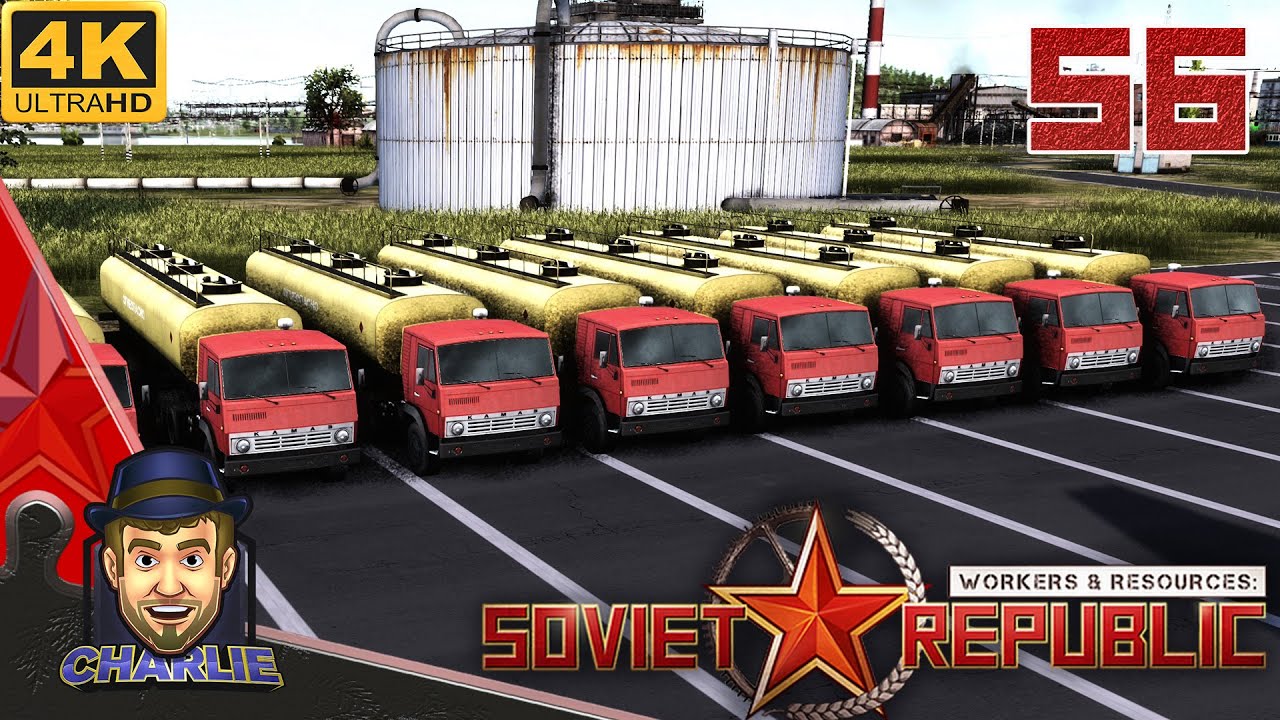 START OF FUEL DISTRIBUTION - Workers and Resources Gameplay - 56 - Soviet Republic Lets Play