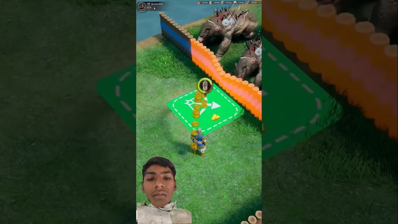 Lion Attack & Epic Expansion: Growing the Island Settlement! #shorts