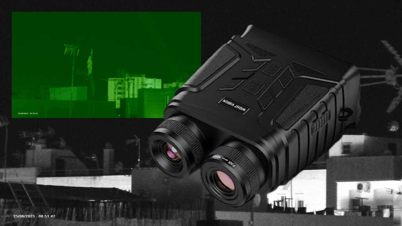 Prueba en cielo Binoculares Visión Nocturna, Relassy 4k