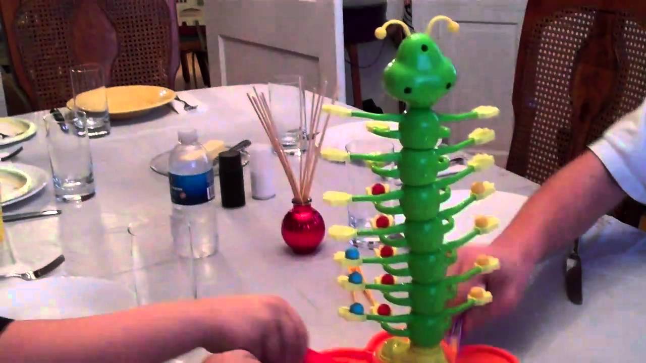 playing the crazy caterpillar game :)