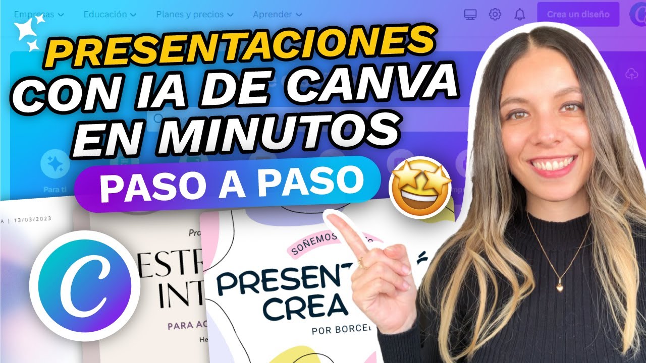 COMO CREAR PRESENTACIONES CON IA EN CANVA 😱