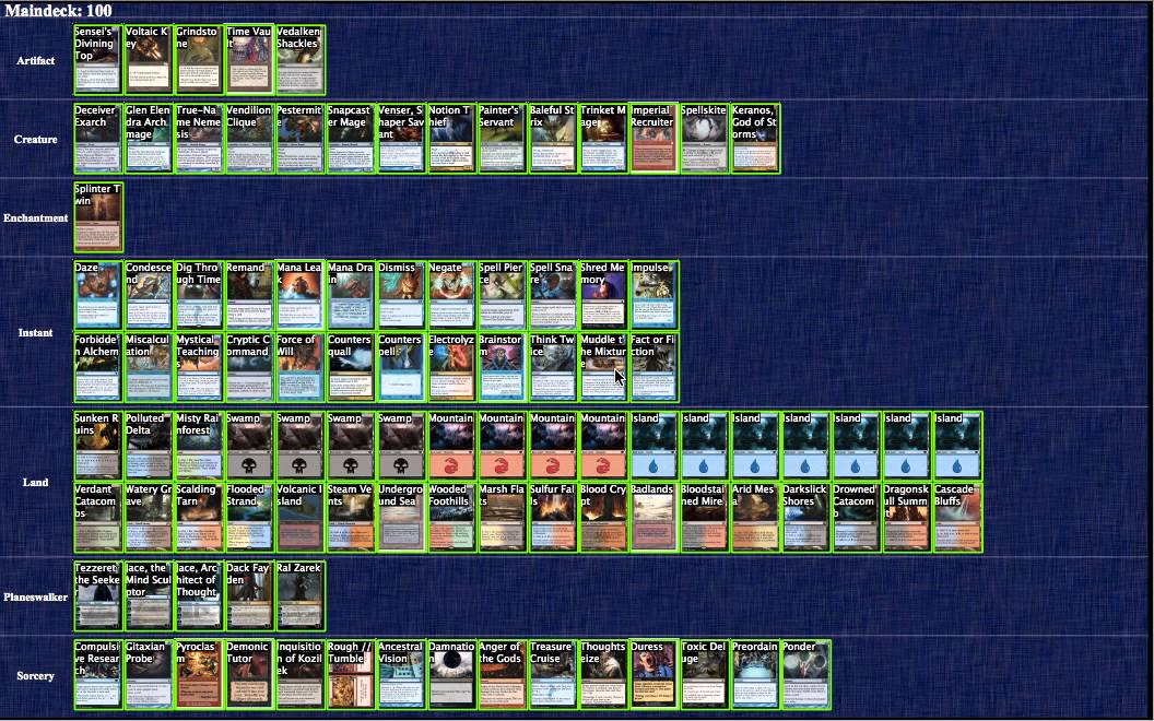 Monday Metagame Spicy Deck Tech 3: Jeremy White Grixis Time Vault