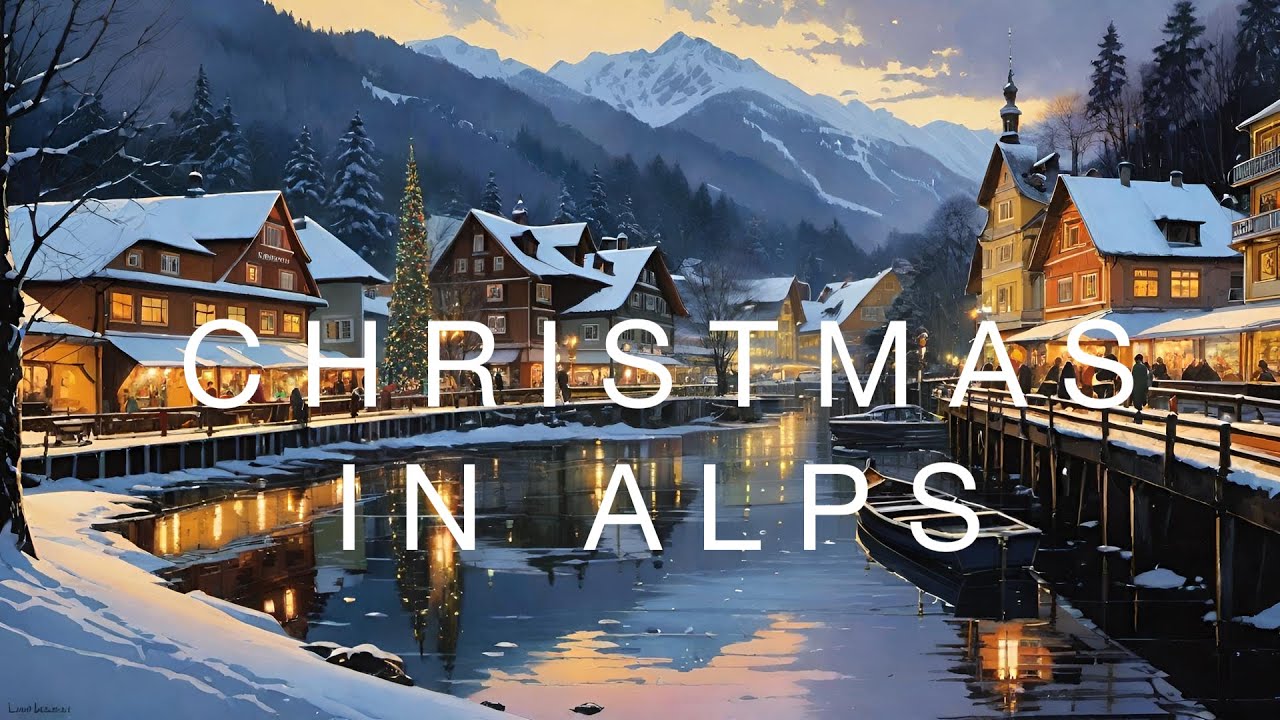 Christmas in Bavarian Alps [4K Nature Landscapes]