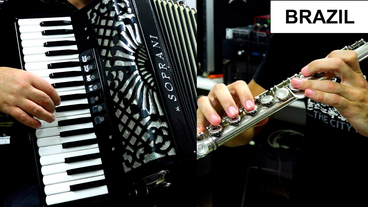 BRAZIL - BRASIL - ACCORDION & FLUTE POPULAR SONGS