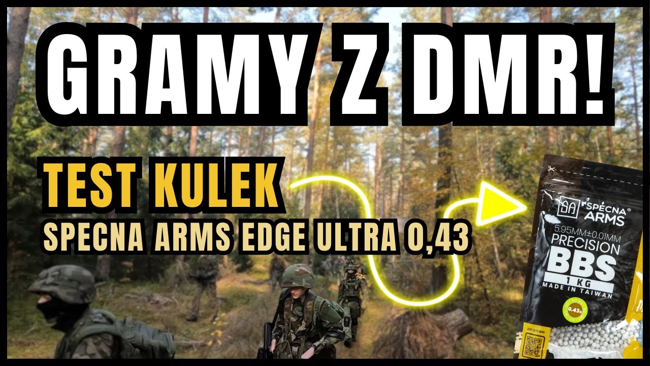 Gramy z DMR i testujemy kulki Specna Arms Edge Ultra 0,43g | DeathMatch na Wrzesinie