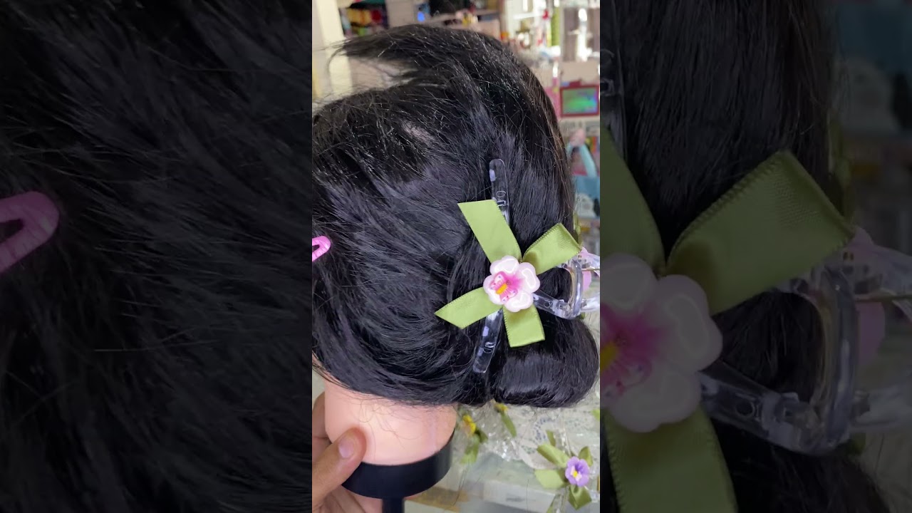 Jeday pita hijau bunga silang bening