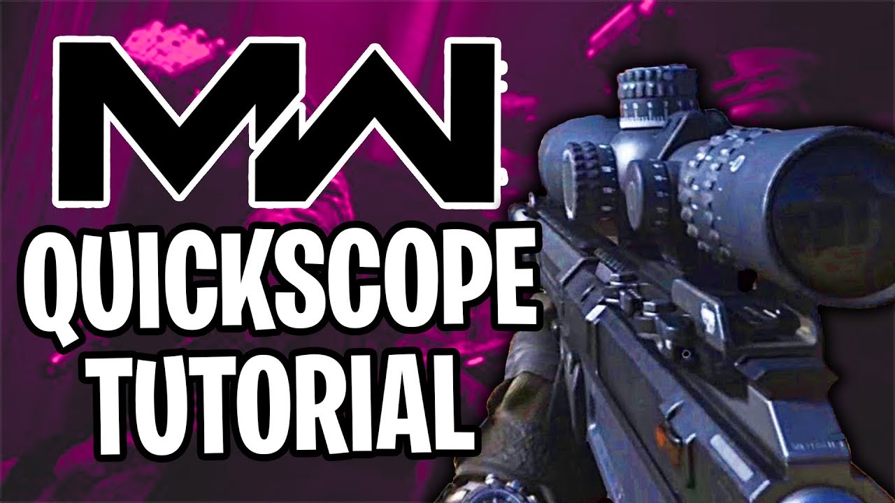 How to QUICKSCOPE in MODERN WARFARE - Quickscoping Tutorial & Class Setup Sniping in COD MW