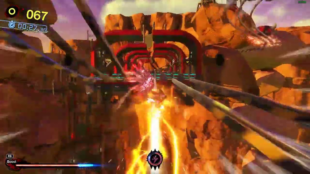 Shadow Generations Rail Canyon Act 1 Speedrun 1'37
