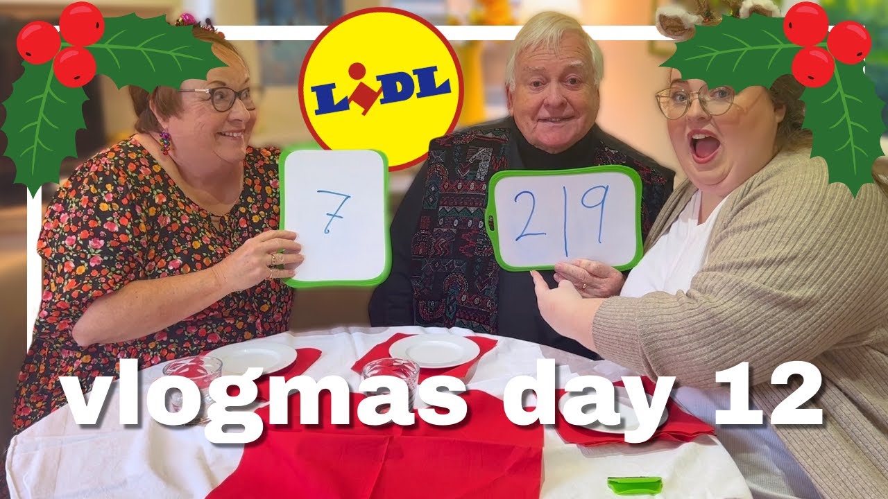VLOGMAS DAY 12 | lidls christmas food taste test! | some amazing, affordable finds! | 2022 UK