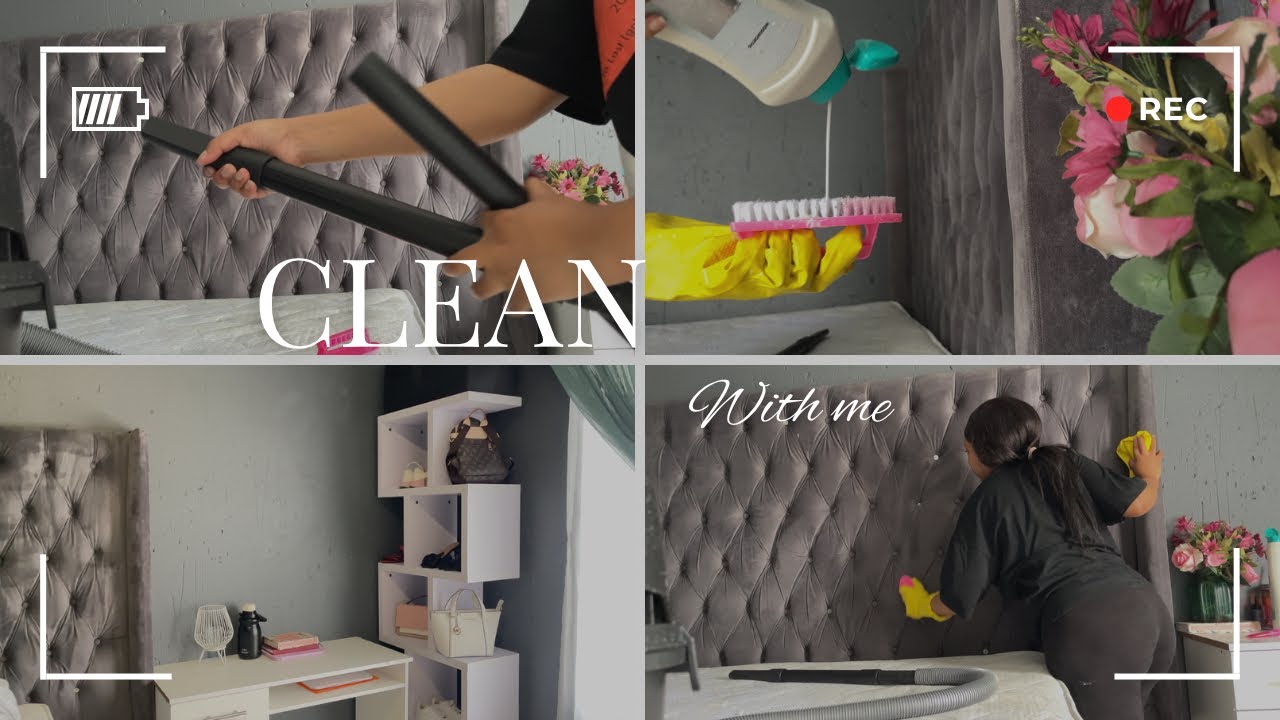 Clean with me |DEEP CLEAN WITH ME| bedroom reset #southafricanyoutuber 