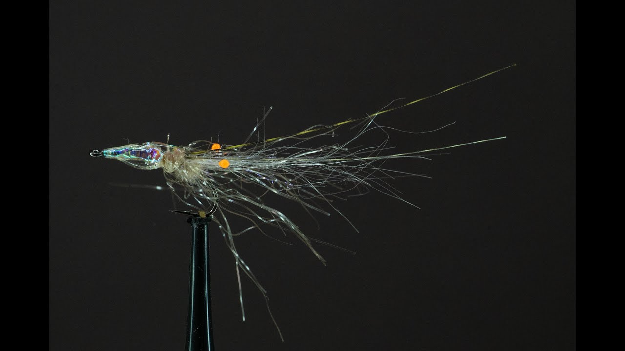 Fly Tying Saltwater Shrimp fly Streamer for Seatrout Sea Bass Trout