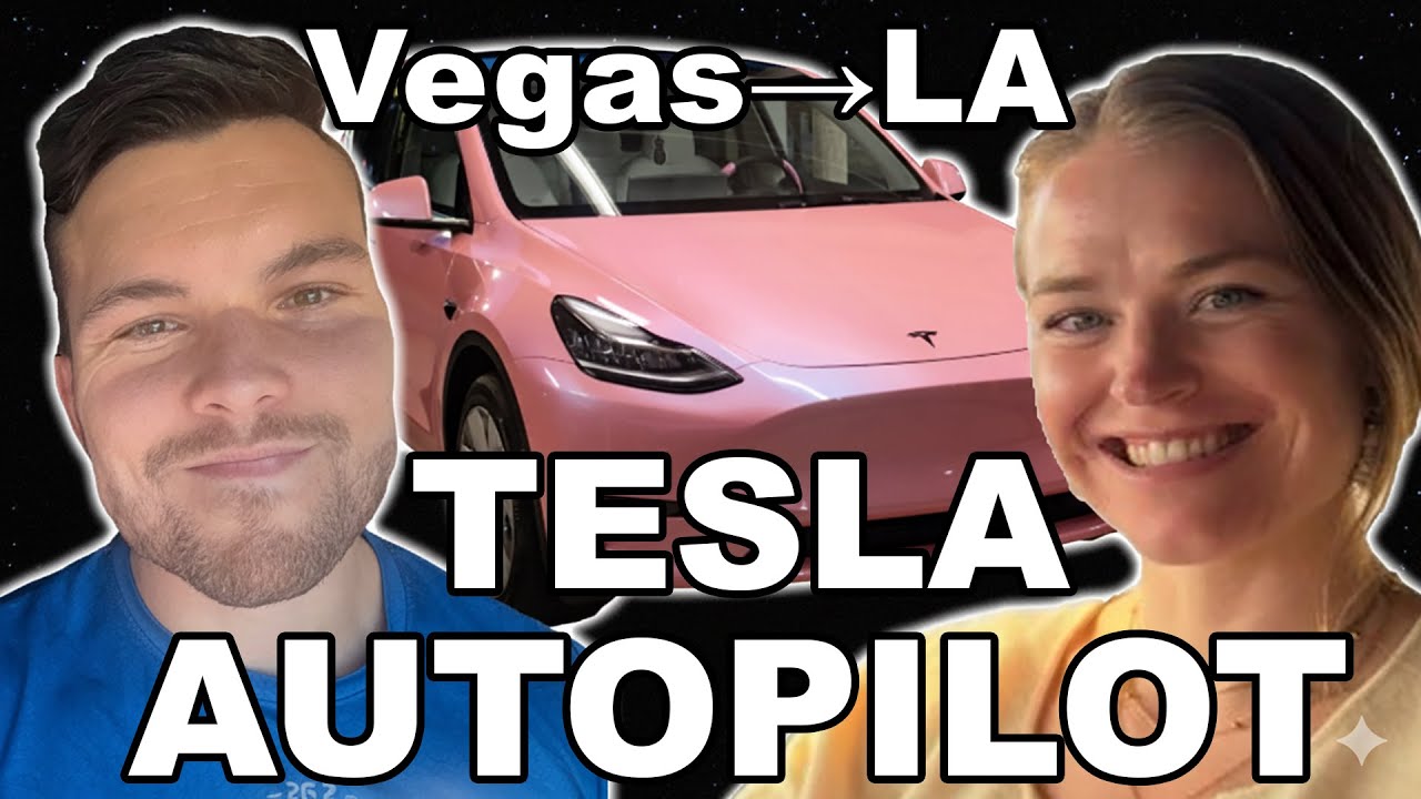 Vegas → LA na Tesla autopilotu 🚗| Doveze nás Tesla sama?