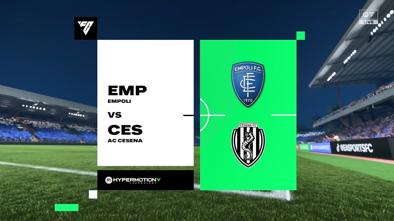 EA Sports FC 26 | Empoli vs Cesena - Serie B BKT | Gameplay PS5
