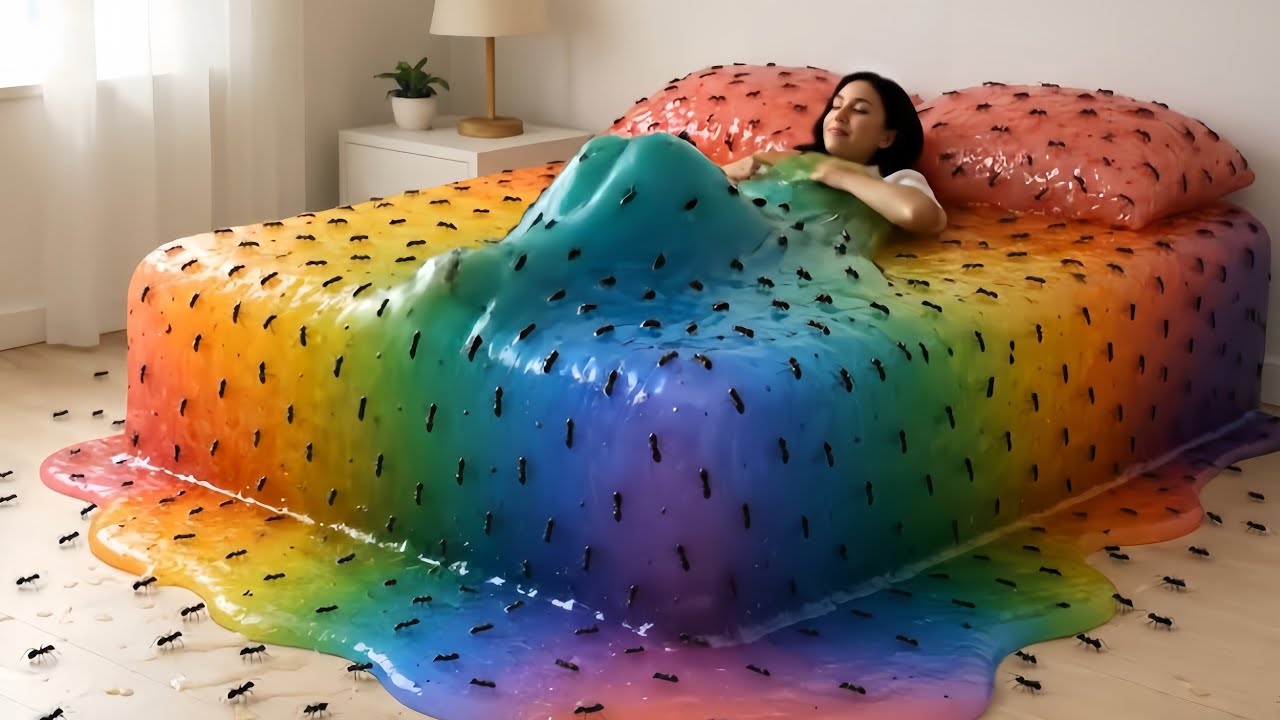 Which Crazy Bed Would You Choose? 🦋✨  (Oddly Satisfying AI ASMR)