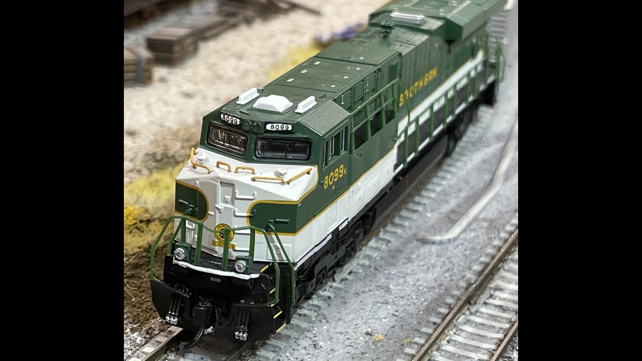 N scale Locomotive Review BLI ES44AC Southern
