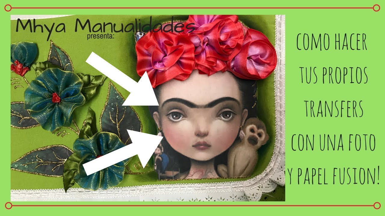 TUTORIAL DE PINTURA EN TELA/Como convertir tu fotografía en transfer para tela por Miss Dorylu