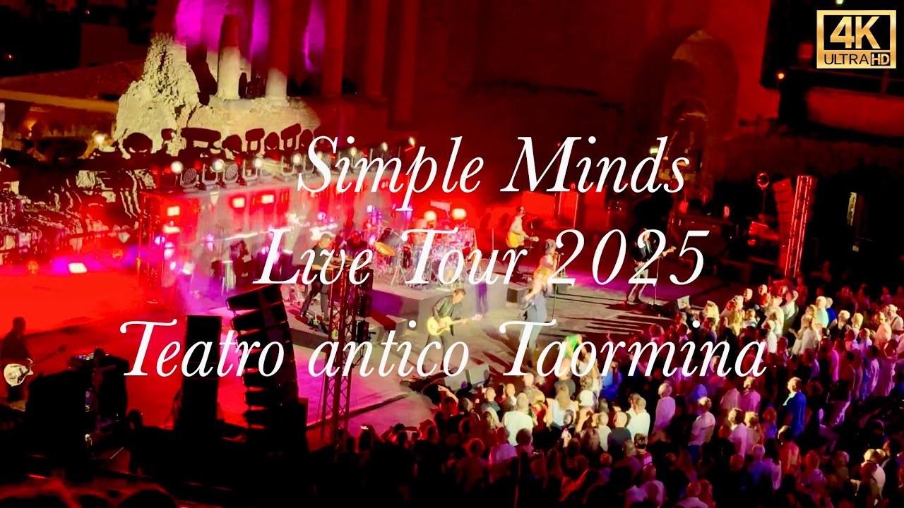 Simple Minds Live 2025 Teatro Greco Taormina