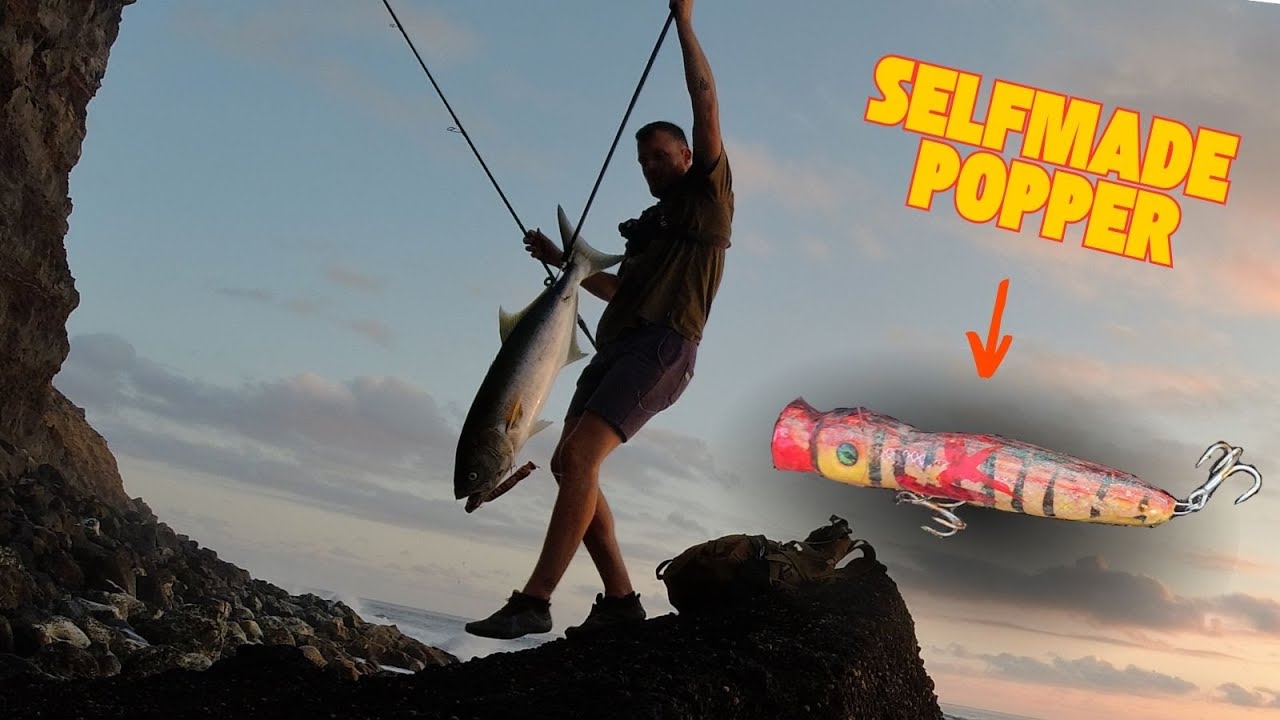 Monster Bluefish on Self-Made Lure | Shore Fishing on São Miguel, Azores