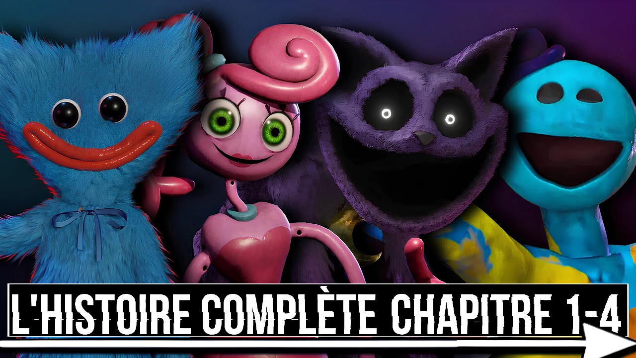 L’HISTOIRE COMPLÈTE DE POPPY PLAYTIME – CHAPITRES 1 à 4