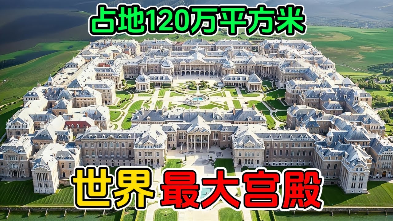 全世界最大的10座宫殿！故宫只能排第三，第二名个光仆人就有36000人！#世界之最 #top10 #脑洞大开 #不可思议 #最大宫殿 #超级建筑 #故宫 #凡尔赛宫
