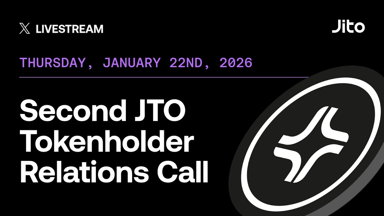 2nd JTO Tokenholder Relations Call