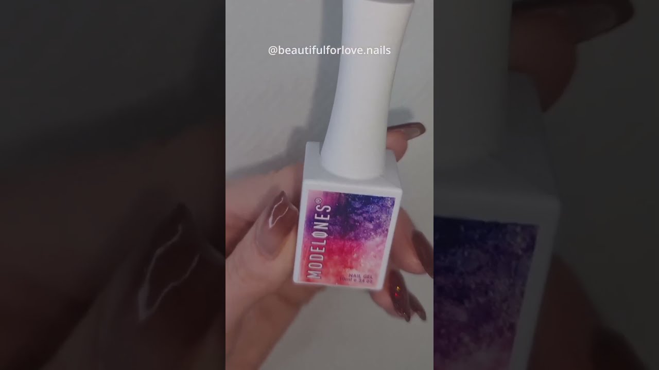 Gradient Colors Gel from Modelones #shorts #modelones #colorchanging #nailstyle