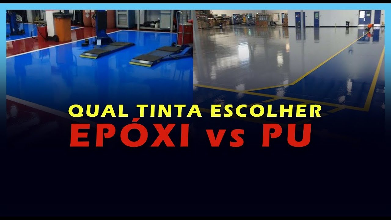 Qual tinta usar, Epóxi ou PU?
