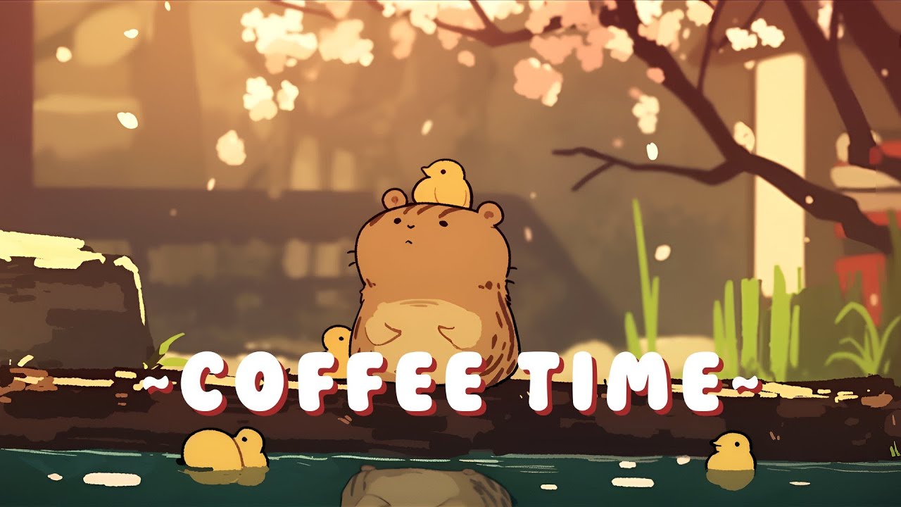Capybara Study Beats - Ambient Study Beats Mix ~ Gentle Feelings ~ 🎵 💫