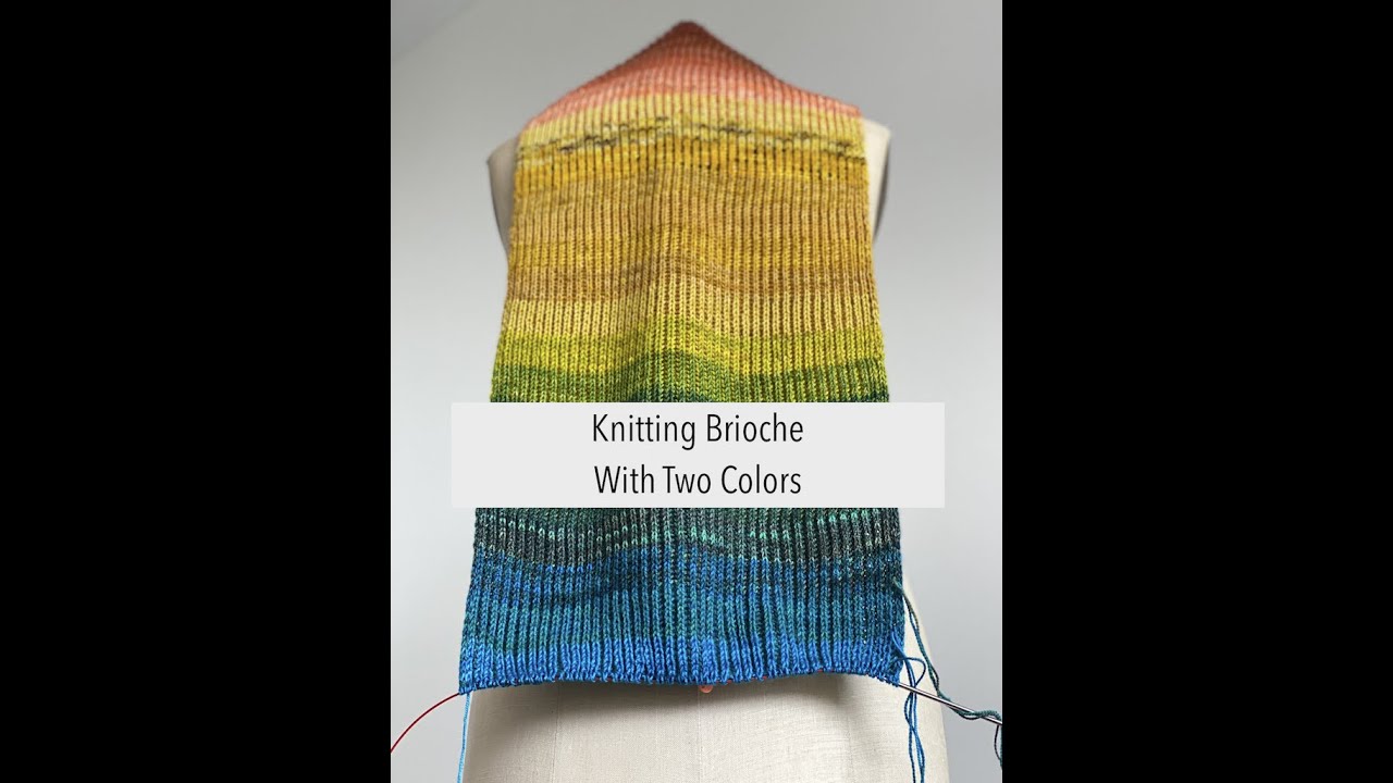 The Magic of Two Color Brioche