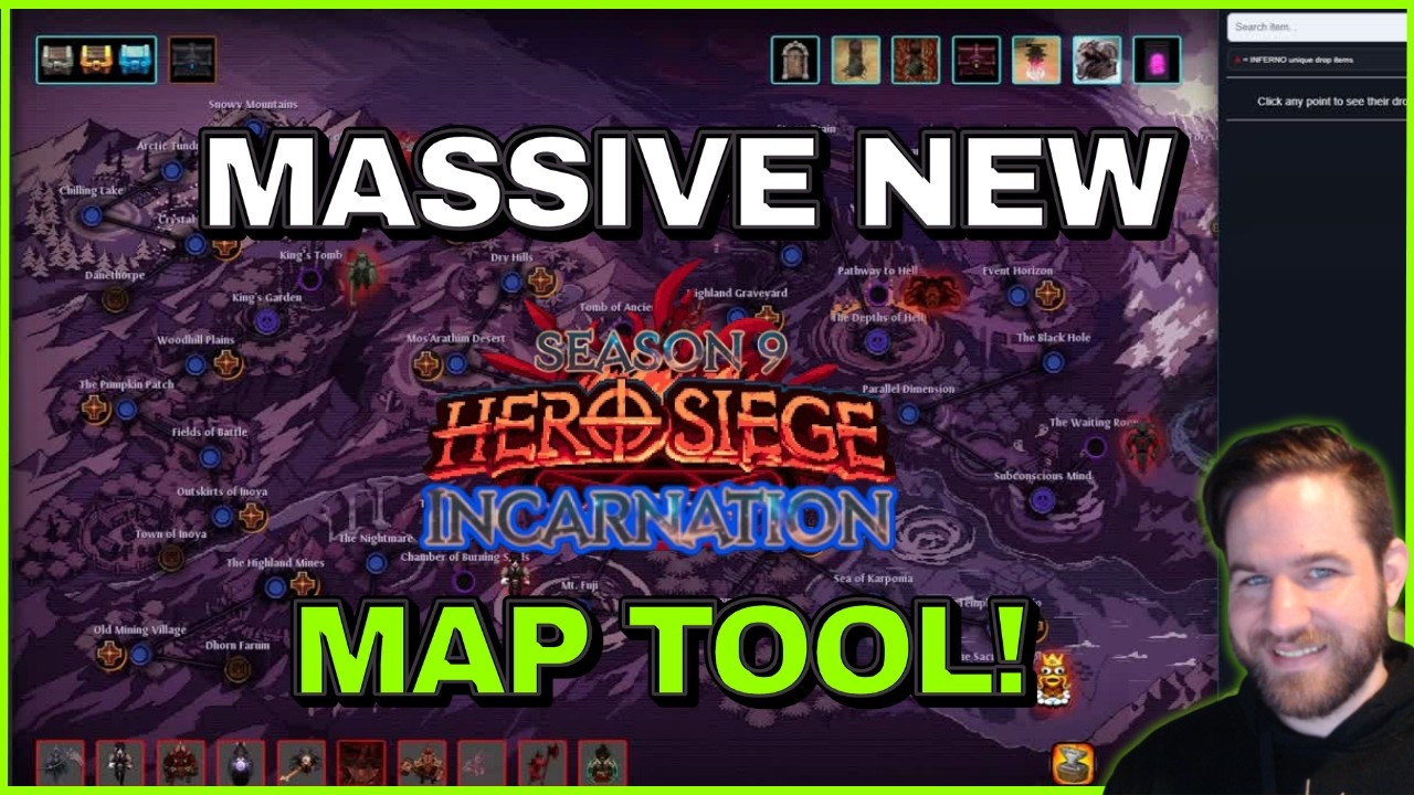 MASSIVE NEW MAP TOOL! - Hero Siege Season 9