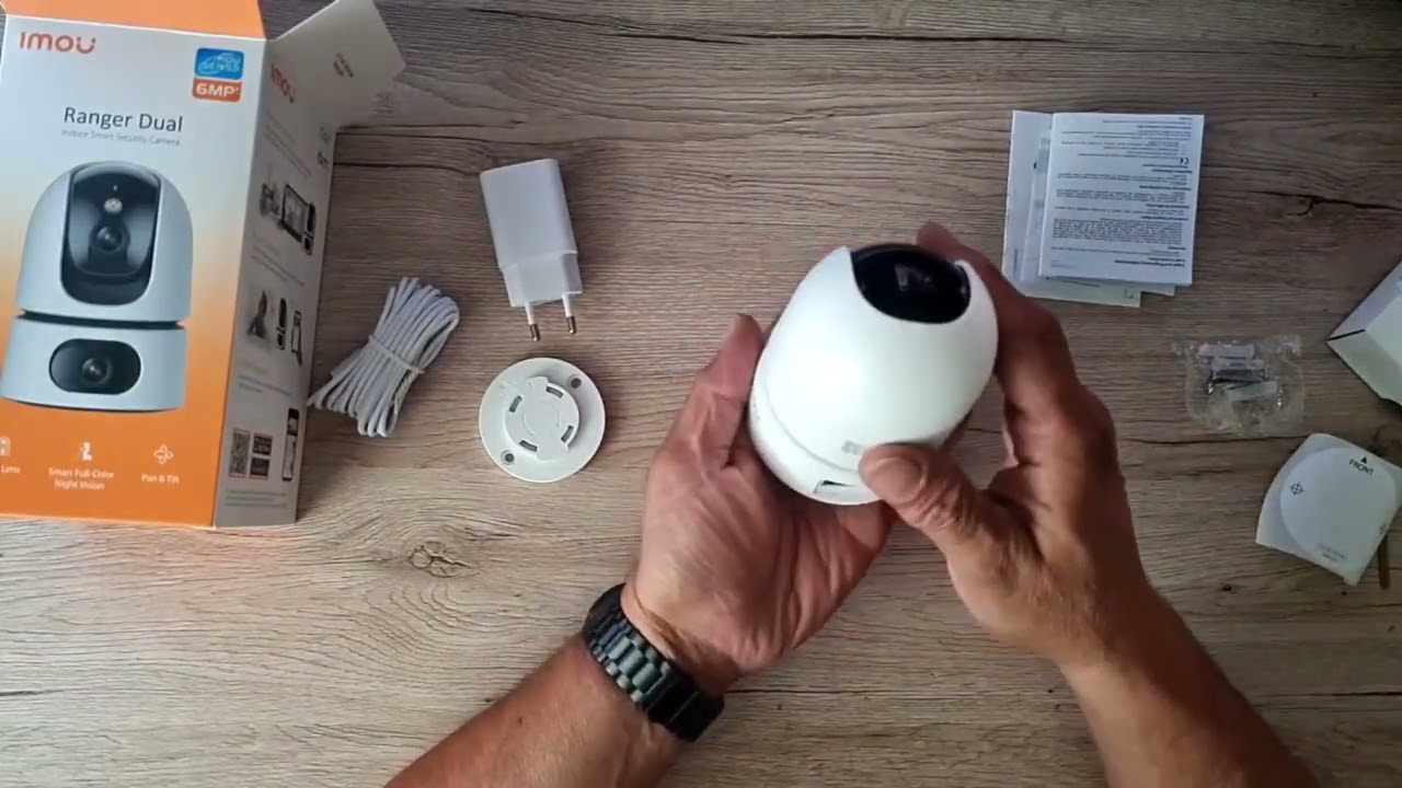 Imou 2K+2K Dual Kameras Überwachung Innen, Farbnachtsicht, 360° PTZ WLAN Überwachungskamera Innen
