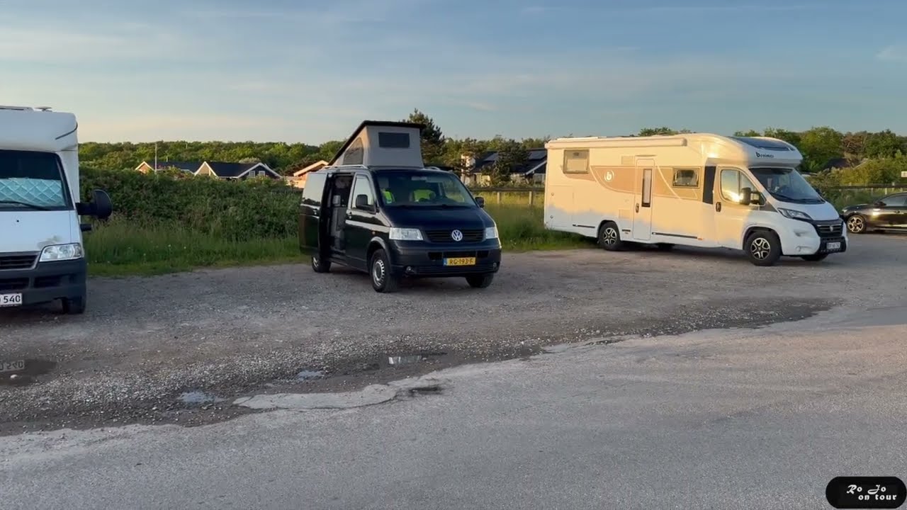 The best overnight spots in Denmark and Sweden, on the way to Norway. End of May 2024