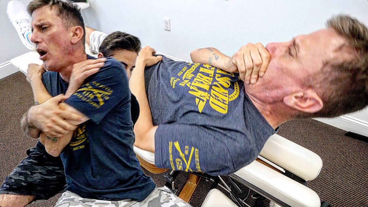 INSANE *Chiropractic Cracking* Changes this Man's Life FOREVER