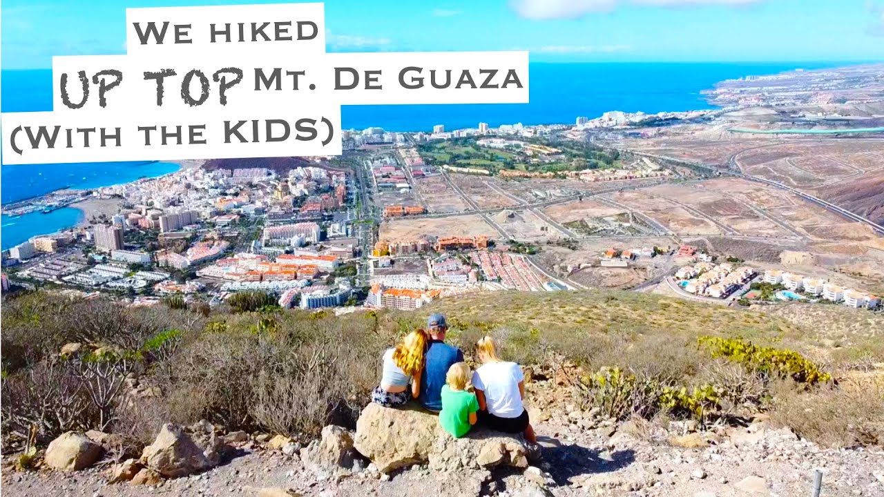 Hiking up top Mt. De Guaza (With the kids)
