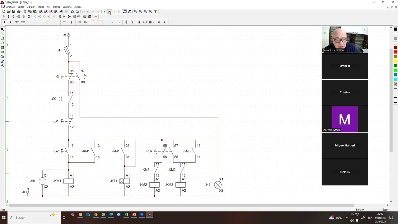 2da Clase Circuito electromecánico arranque estrella triangulo y explicación temporizador