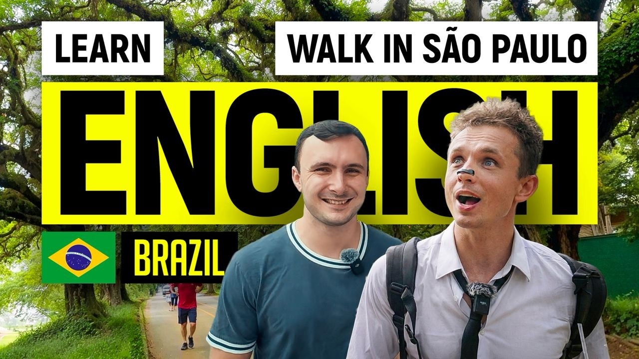 Comprehensible Input English - English Vlog in Brazil