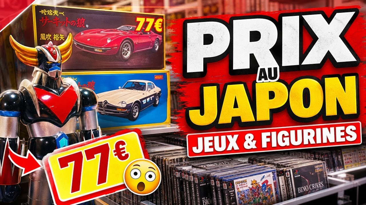 LE PRIX DES JEUX VIDÉOS ET FIGURINES AU JAPON 😱