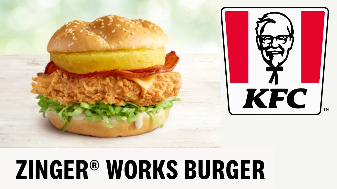 Checkout Basket KFC Zinger Works Burger