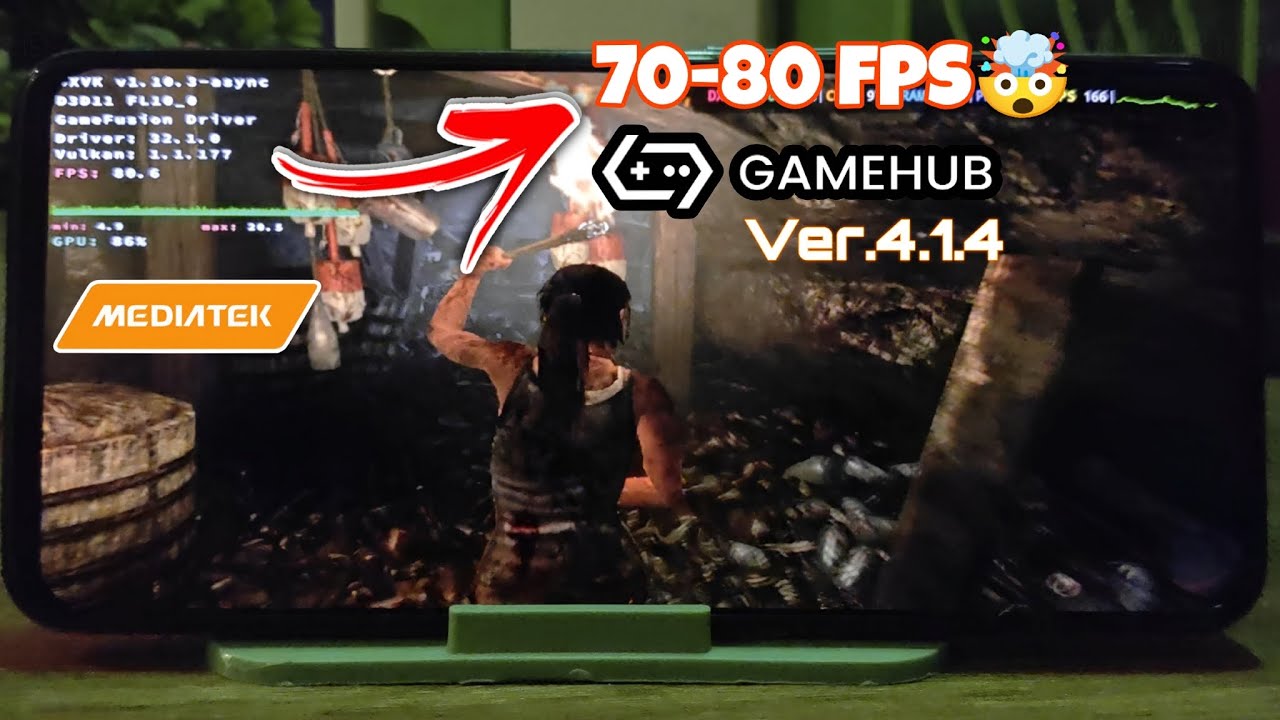 Tomb Raider 2013 GameHub Mali Test | Dimensity 1200 | 70 FPS Gameplay