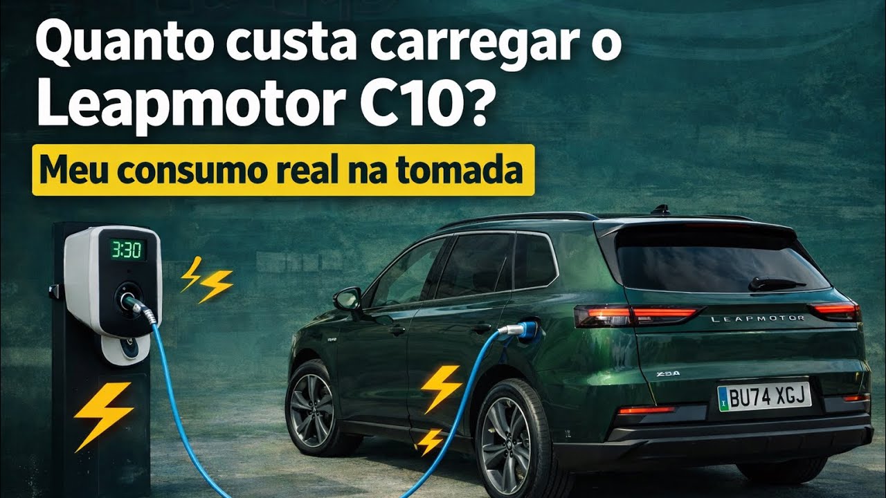 Leapmotor C10: quanto gasta por mês na energia? Fiz as contas!