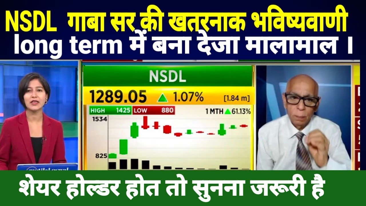 NSDL Share Latest News Today | NSDL Share News Today | NSDL Next Target ? hold or sell