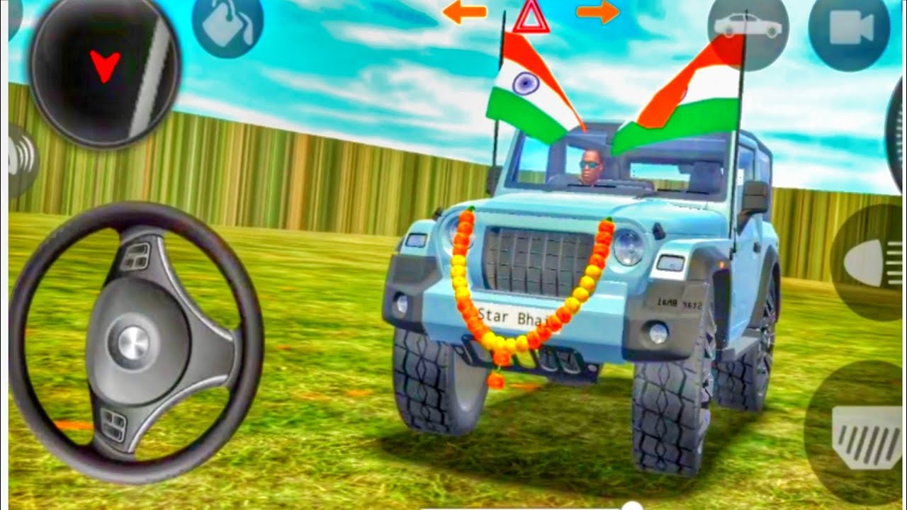 Modified Mahindra New 😱 Thar 😈🔥 OFFRODING CAR GAMING !! Indian Car !! 2026 Gameplay (@Star Bhai M.H)