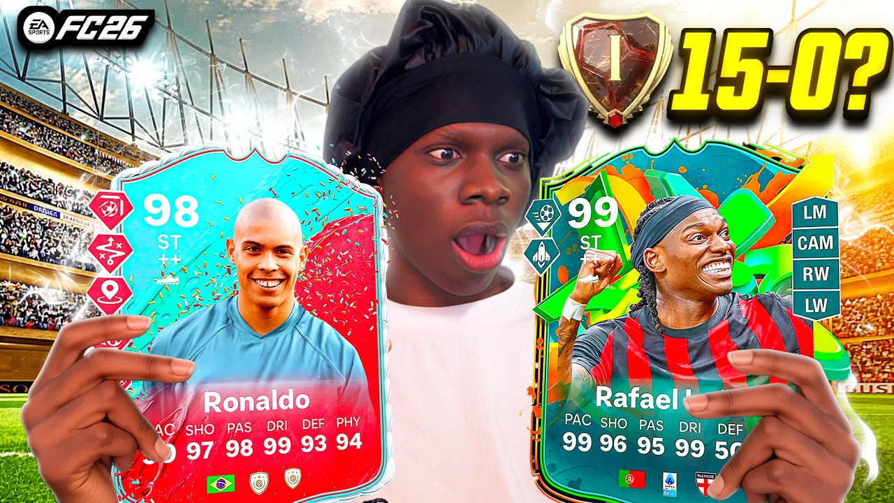 Can 99 REWIND LE&Atilde;O & This INSANE 98 Evo R9 Carry Me To A 15-0 Rank 1 FUT Champs?