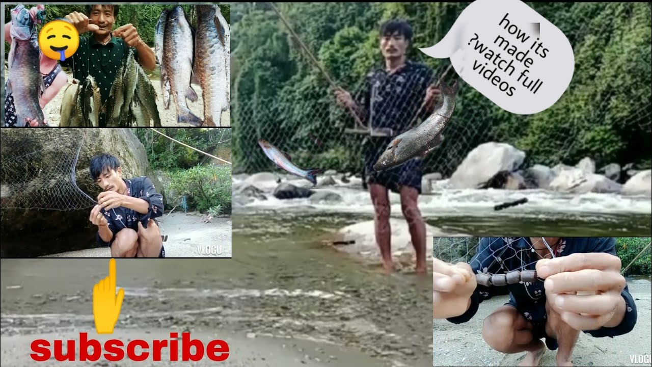 how its made || how to make fishing trap in North east india || tutorial videos