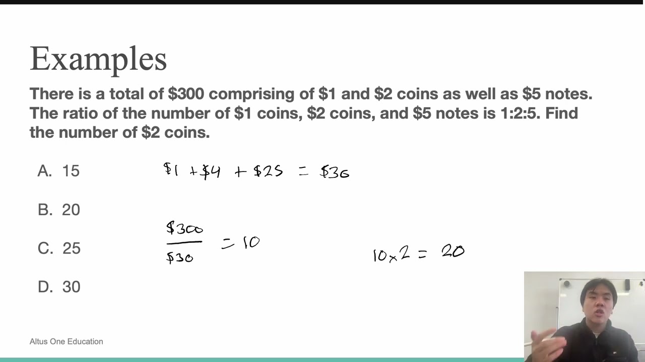 Ratios - Victorian Selective Test