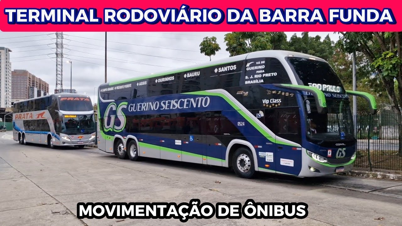 MOVIMENTO DE ÔNIBUS NO TERMINAL RODOVIÁRIO DA BARRA FUNDA ( SP ) 