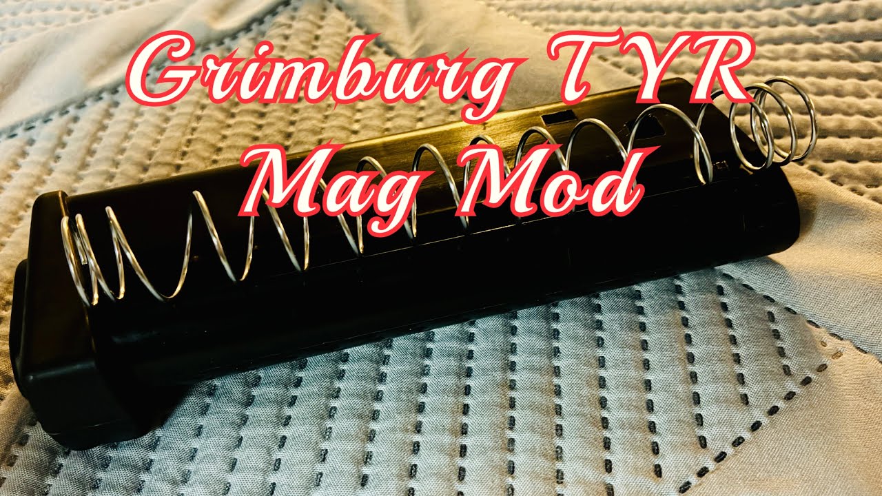Grimburg TYR How To Mag Mod Stiffer Spring ! #amazing #protection #youtube #home 